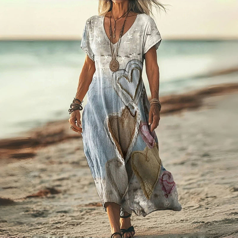 Estrella | Plus Size Vintage Heart Dress