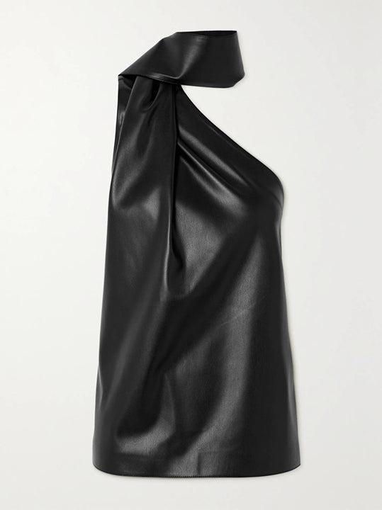 Asymmetric Sleeveless Vest