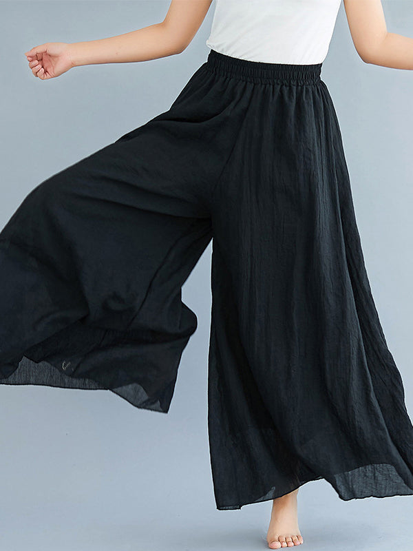 Wide-Leg Relaxed Pants