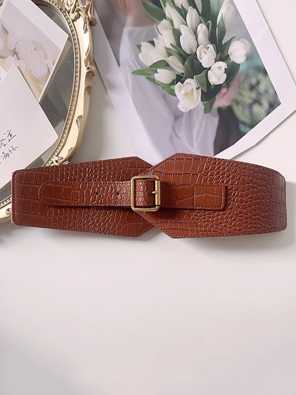 Buckle Geometric Belt