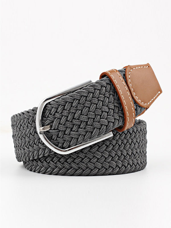 Woven Contrast Belt