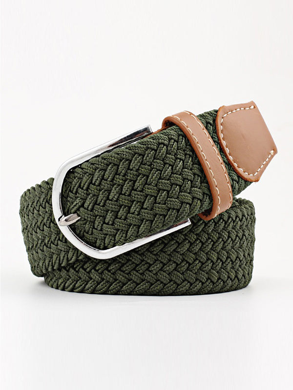 Woven Contrast Belt