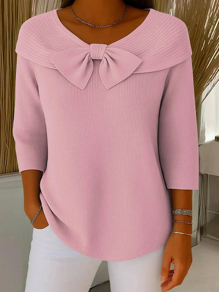 Remi | Knitted Bow Top