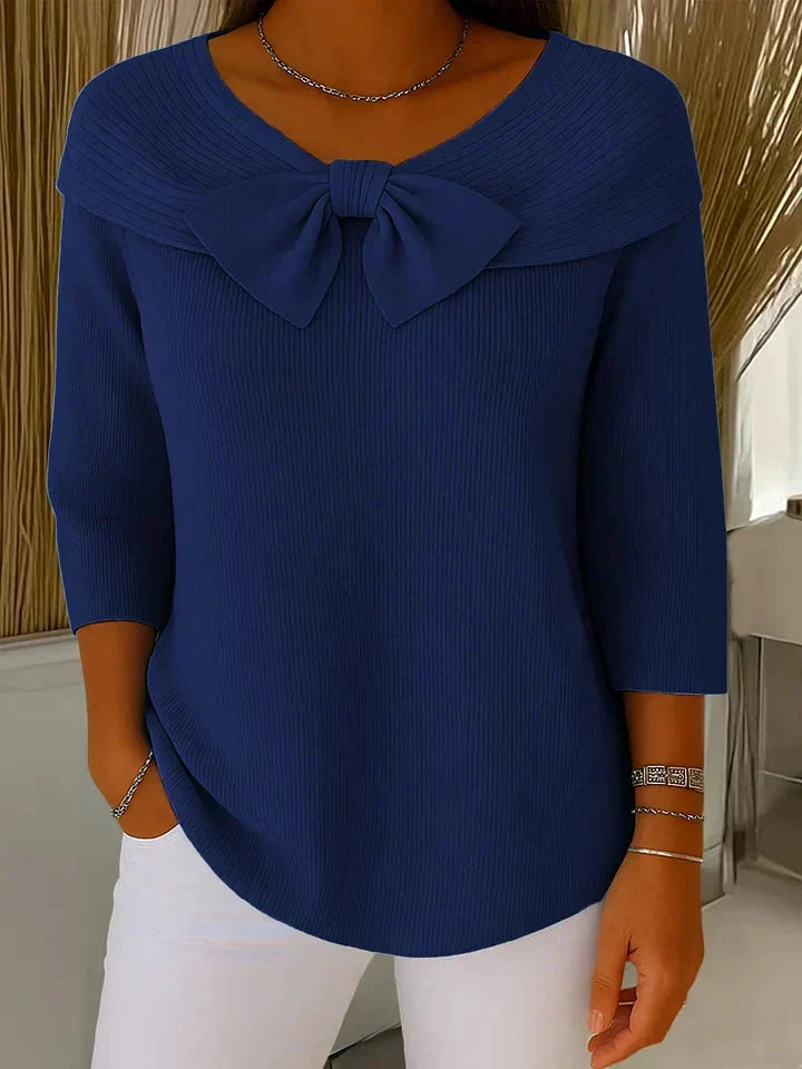 Remi | Knitted Bow Top