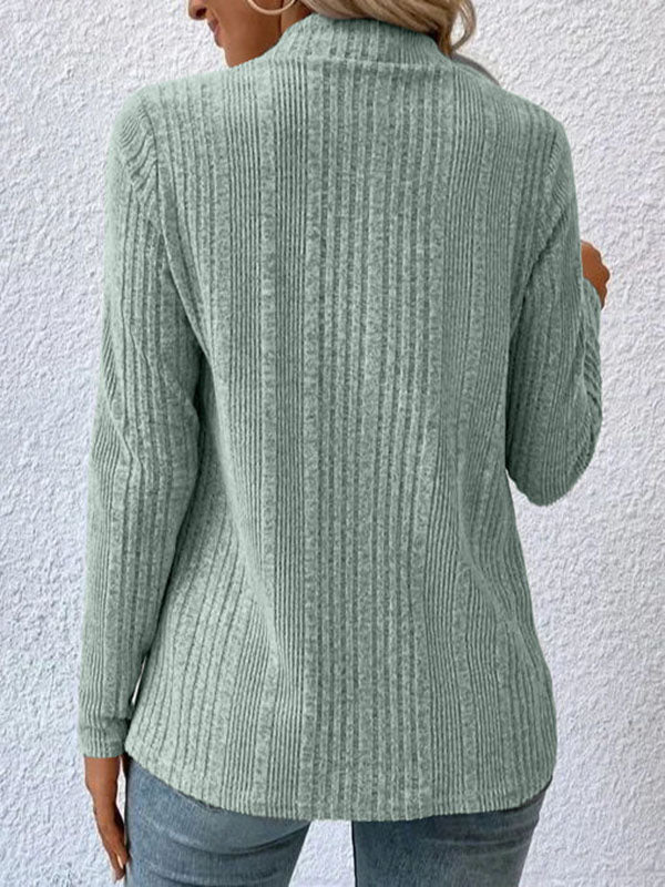 Long-Sleeve Relaxed Cardigan