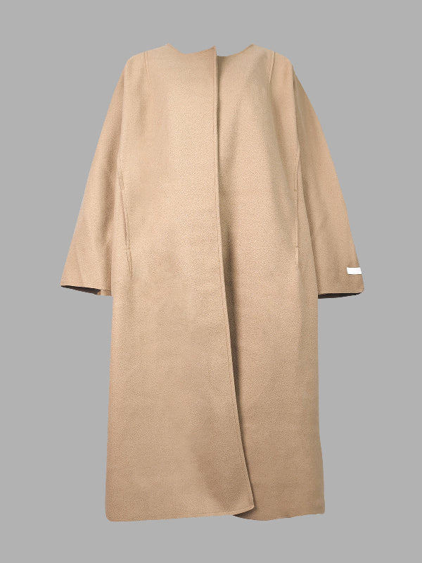 Long-Sleeve Relaxed Coat