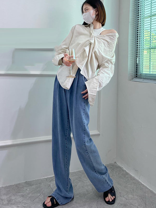 Wide-Leg High-Waist Pants