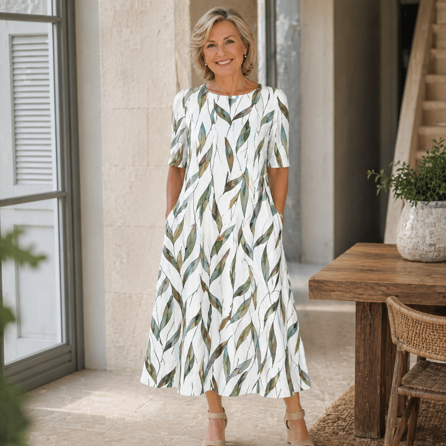 Aisha | Floral Midi Dress