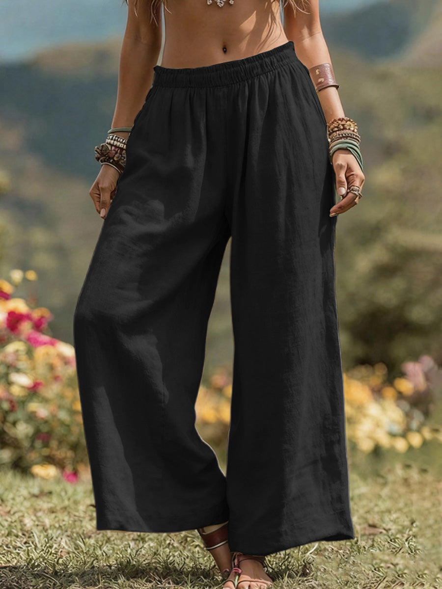 High-Waist Pocket Relaxed Pants