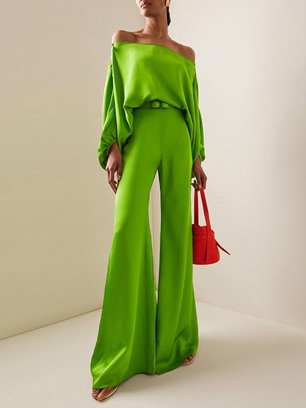 Wide-Leg High-Waist Pants