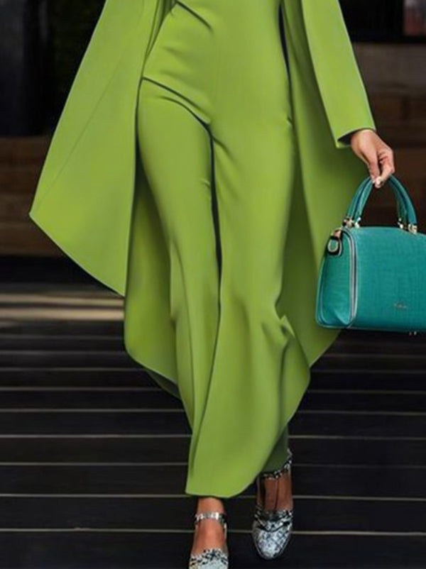 Batwing Cut-Out Relaxed Jumpsuit