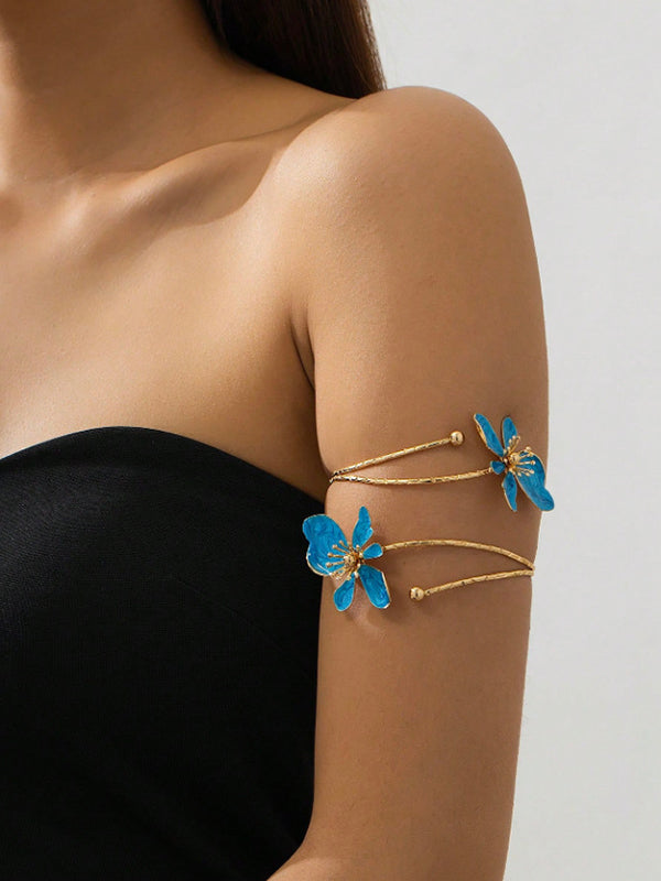 Adjustable Floral Cut-Out Armlet