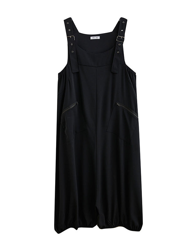 Oversized Zip Relaxed Jumpsuit