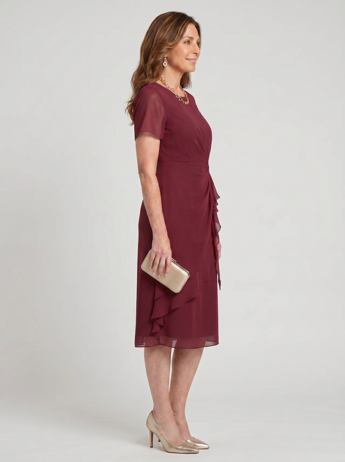 Blake | Chiffon Draped Dress