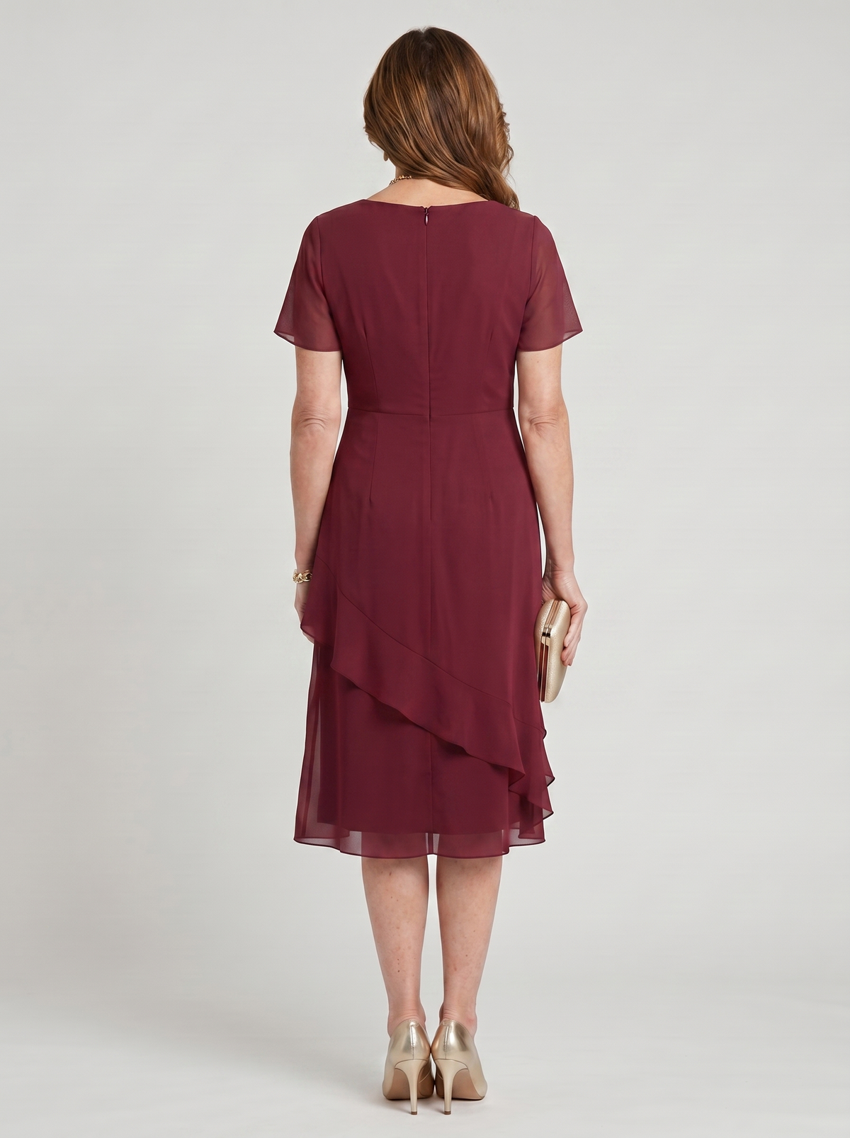 Blake | Chiffon Draped Dress