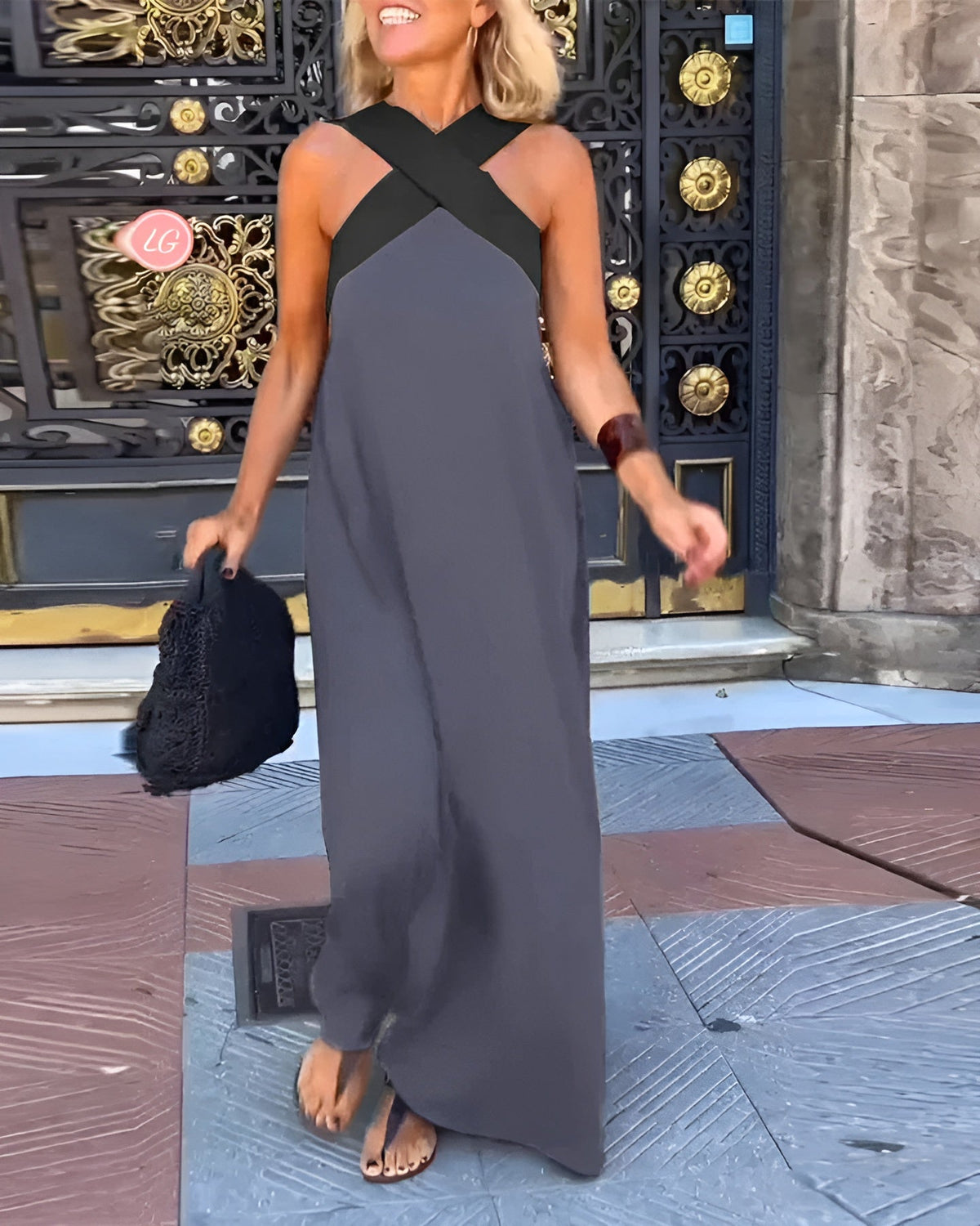 Ruby | Crossed Maxi Dress
