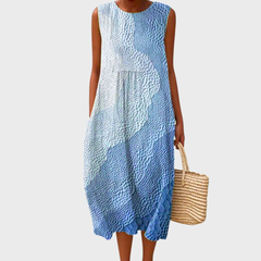 Pippa | Plaid Sleeveless Midi Dress — photo 3