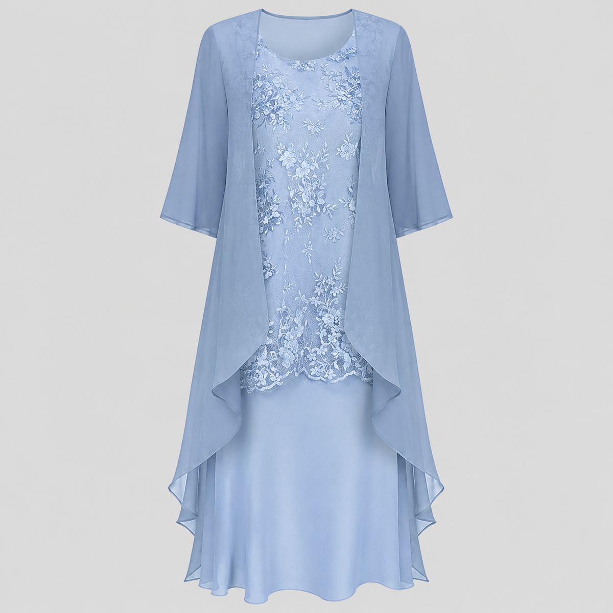 Lumi | Chiffon Two-Piece Dress