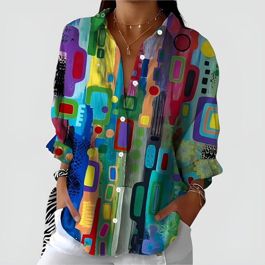 Everly | Blouse Geometric