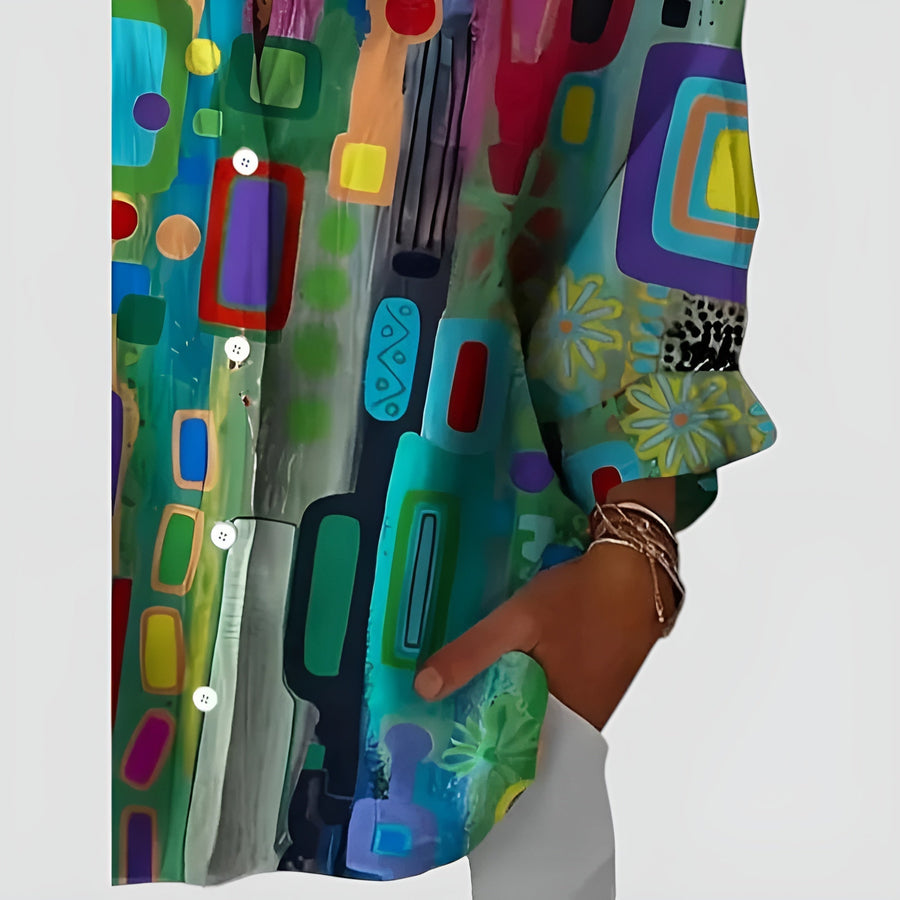 Everly | Blouse Geometric