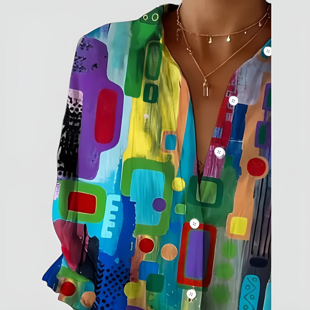 Everly | Blouse Geometric