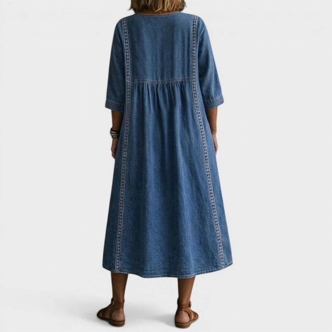 Esther | Denim Dress