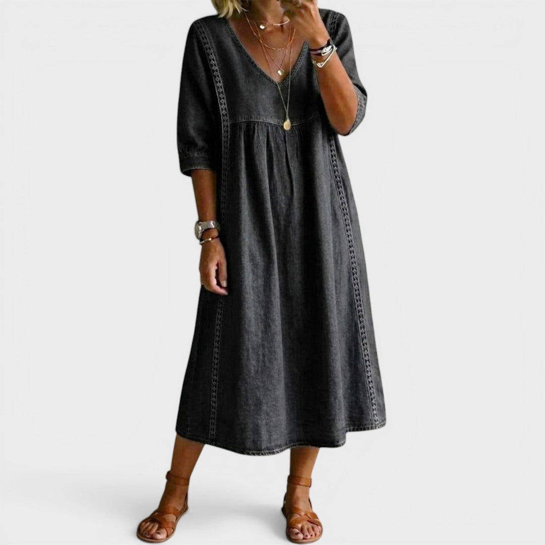 Esther | Denim Dress
