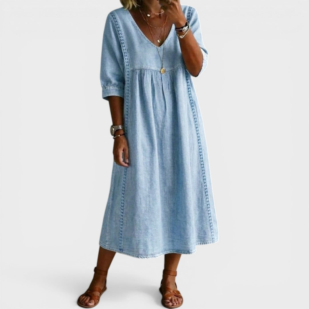 Esther | Denim Dress