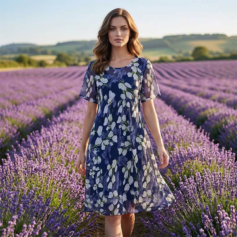Teresa | Floral A-Line Dress