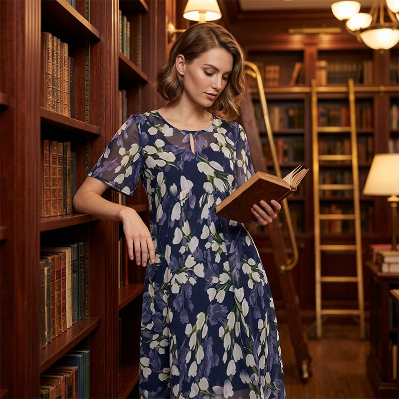 Teresa | Floral A-Line Dress