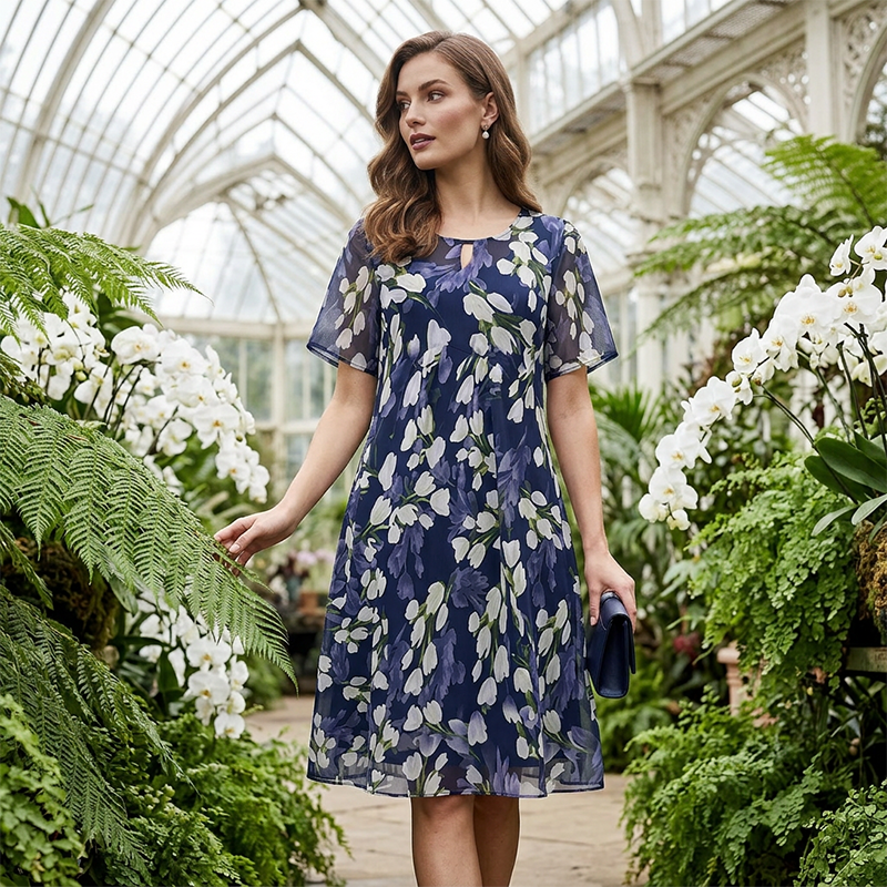 Teresa | Floral A-Line Dress