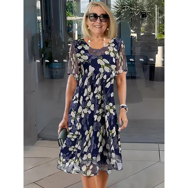 Teresa | Floral A-Line Dress