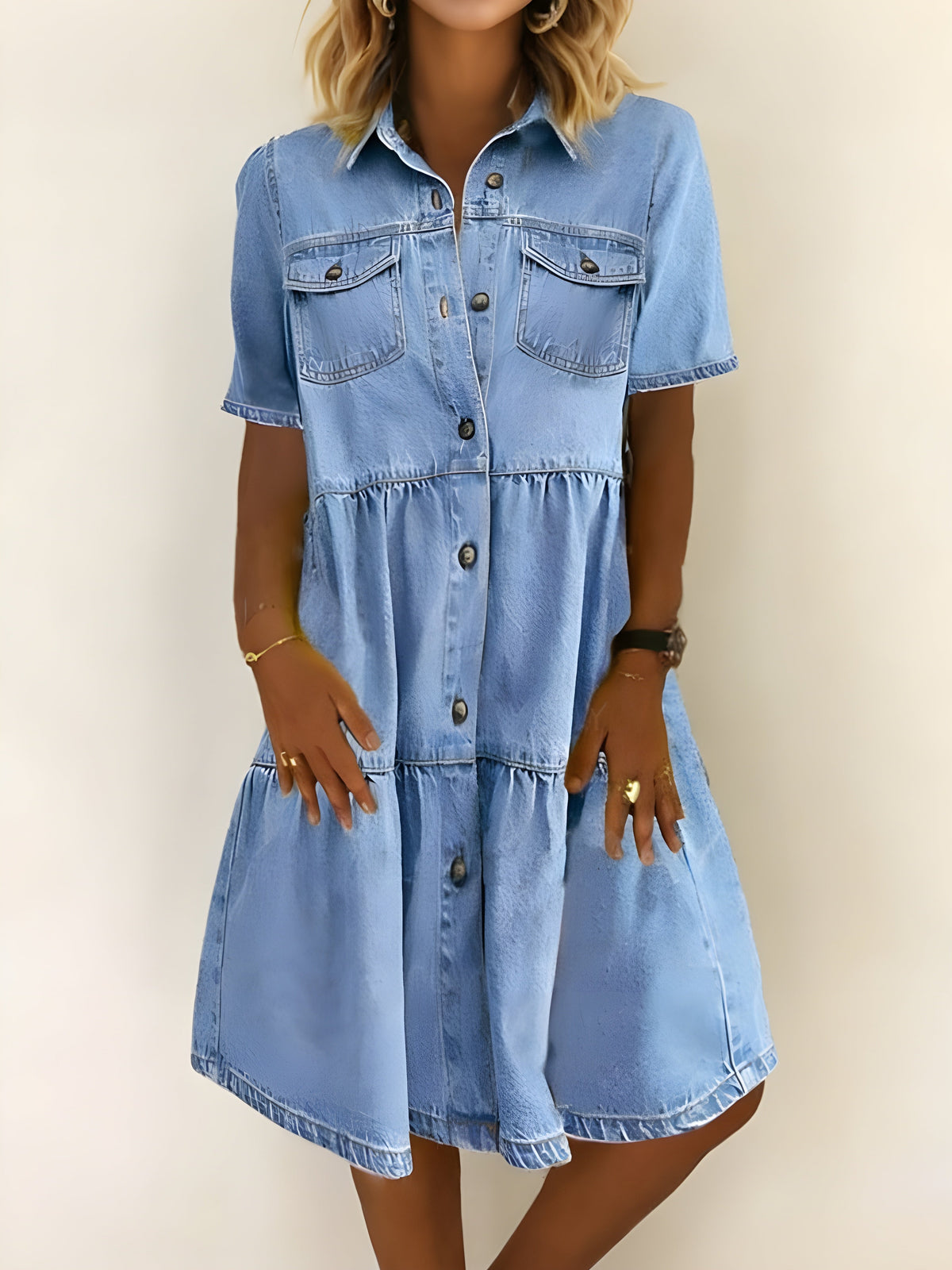 Aleena | Denim Dress