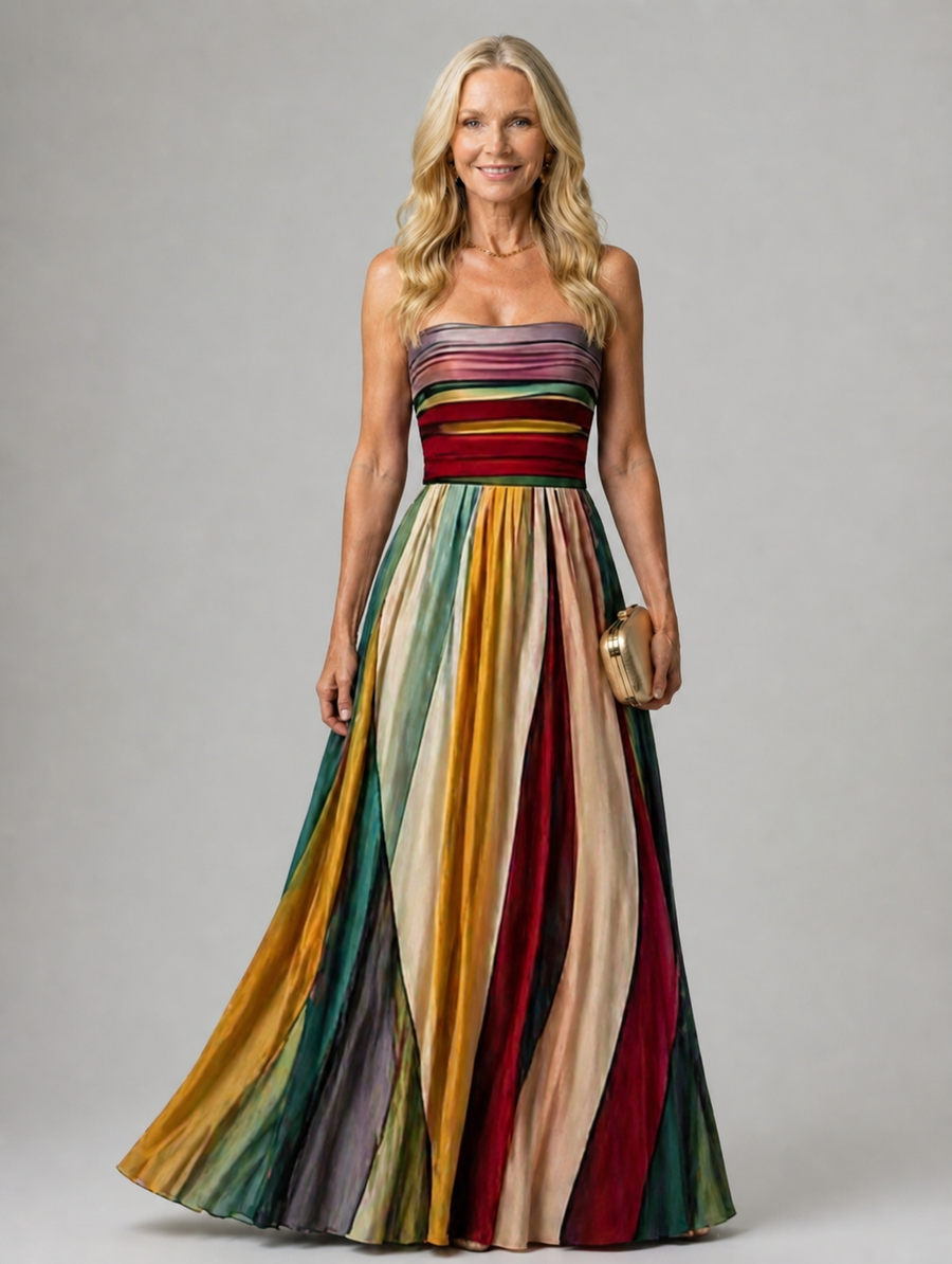Thalia | Strapless A-Line Dress